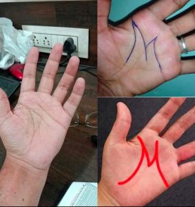 Having the letter M on the Palm of your hand means that… See more